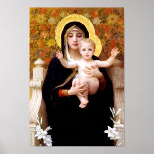Lilies-viruset (La Vierge au Lys) Poster