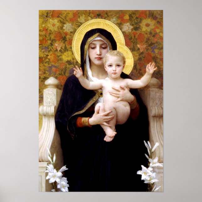 Lilies-viruset (La Vierge au Lys) Poster (Framsidan)