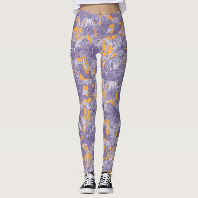 lililila violet cider leggings (Framsida)