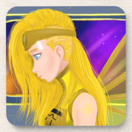 Lilin OC - Cyborg angel - Starset inspirerad konst Underlägg