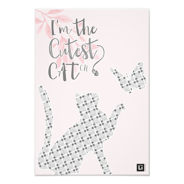 Lil'Inspirations #15 - I'm the cutest CATch Fototryck (Framsidan)