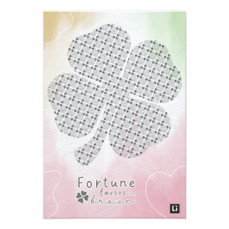 Lil'Inspirations #16 - Fortune favors the brave Fototryck