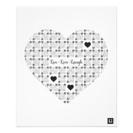 Lil'Inspirations #20 - Live, Laugh, Love Fototryck