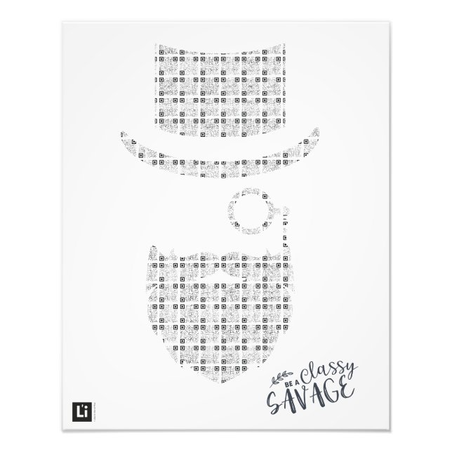 Lil'Inspirations #30 - Be A Classy Savage Fototryck (Framsidan)