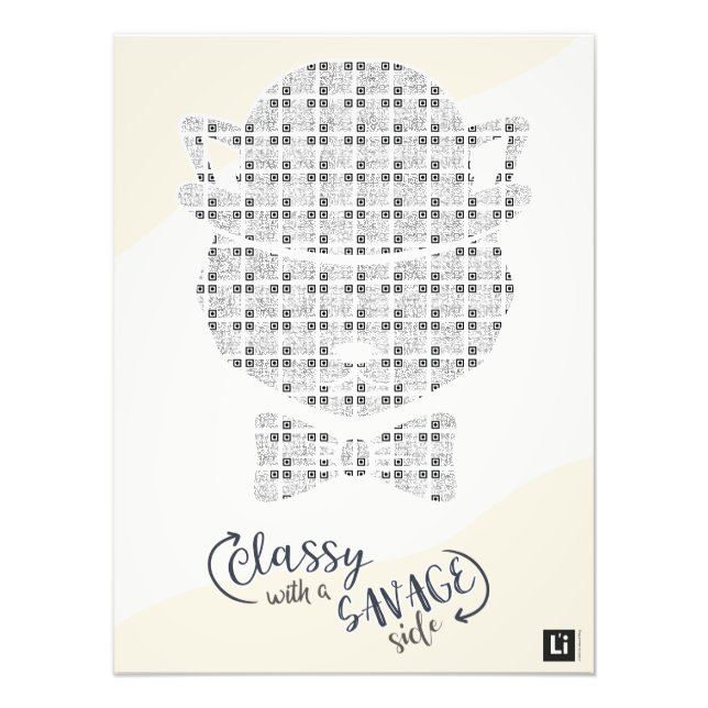 Lil'Inspirations #33 - Classy with a savage side Fototryck (Framsidan)