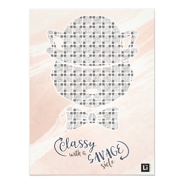 Lil'Inspirations #34 - Classy with a savage side Fototryck (Framsidan)