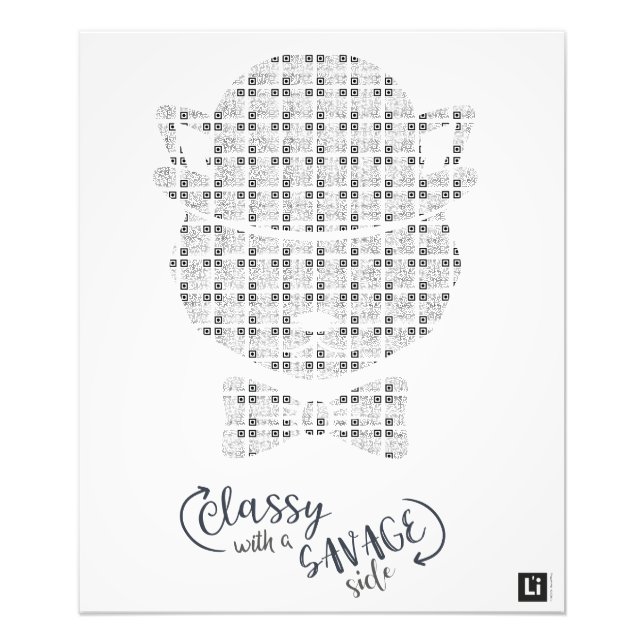 Lil'Inspirations #35 - Classy with a savage side Fototryck (Framsidan)