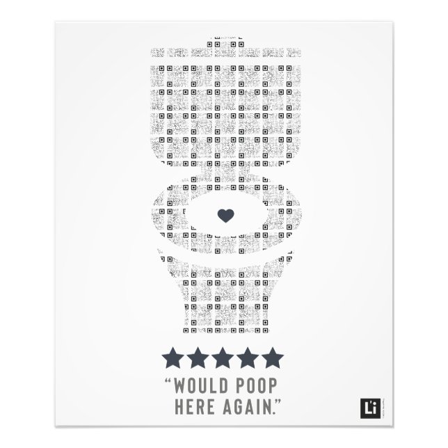 Lil'Inspirations #36 - Would poop here again Fototryck (Framsidan)