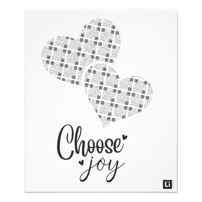 Lil'Inspirations #40 - Choose Joy Fototryck (Framsidan)