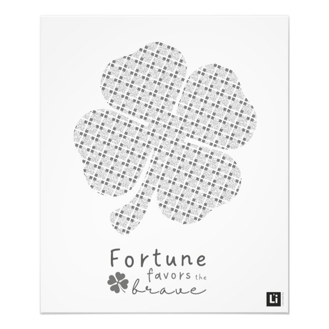 Lil'Inspirations #6 - Fortune favors the brave Fototryck (Framsidan)