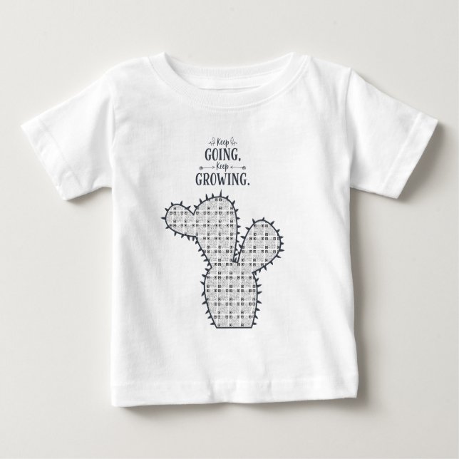 Lil'Inspirations #9 - Keep going, keep growing T Shirt (Framsida)
