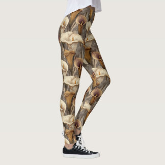lilior Träningskläder för blommor Calla lilior Gli Leggings
