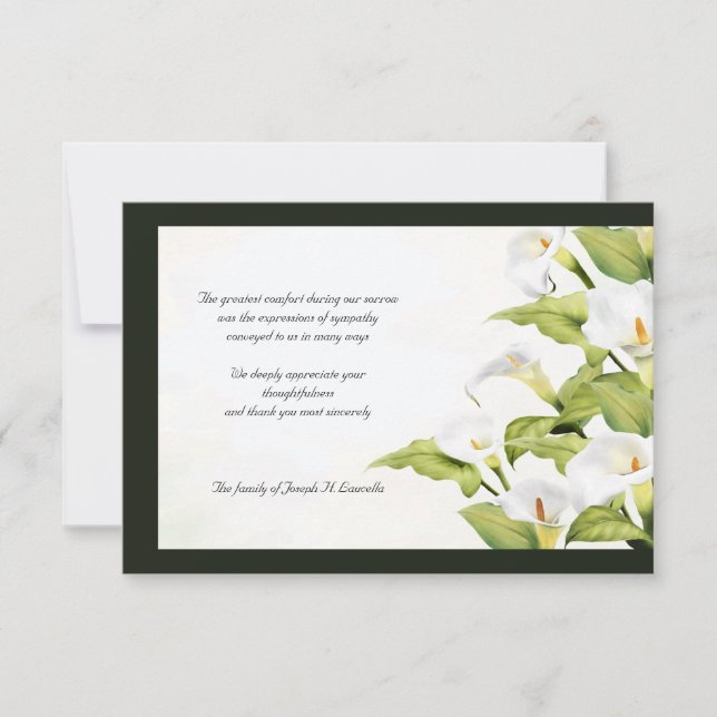 Lilis Sympati - Tack Kort (Framsida)