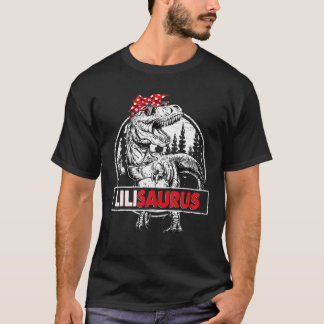 Lilisaurus T Rex Dinosaur Lili Saurus Mors dag Shirt