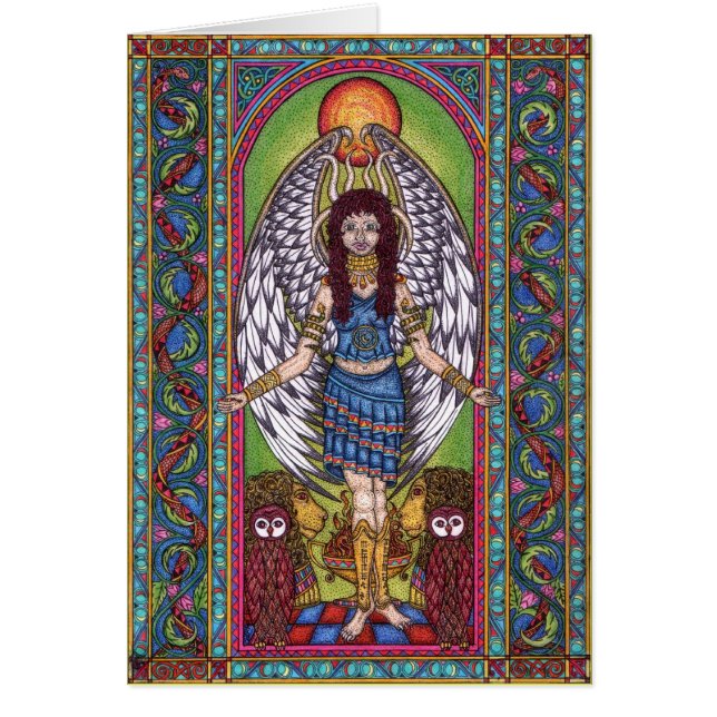 Lilith (den mörka Maidernen) rb 001 Hälsningskort (Framsidan)