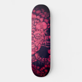 Lilith Fluo Rosa 2 Mini Skateboard Bräda 18,5 Cm