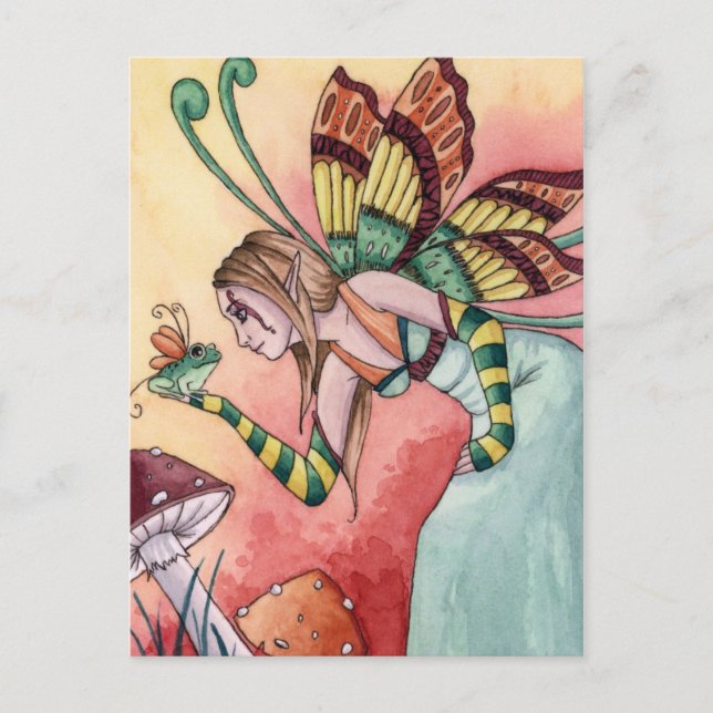 Lilith - Frog Fairy Postcard Vykort (Framsida)