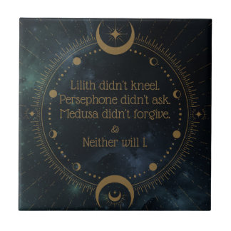 Lilith gjorde inte Kneel Divine Rebeljons inspirat Kakelplatta