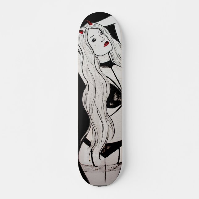 Lilith Mini Skateboard Bräda 18,5 Cm (Framsida)