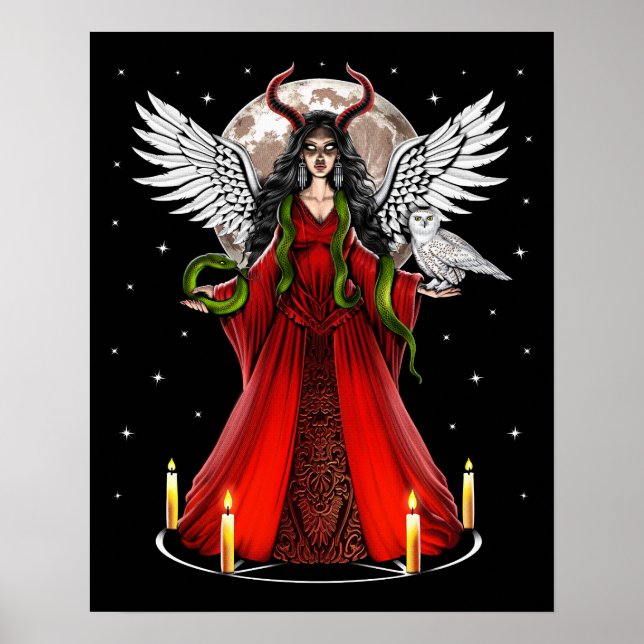 Lilith Pagan Goddess Poster (Framsidan)