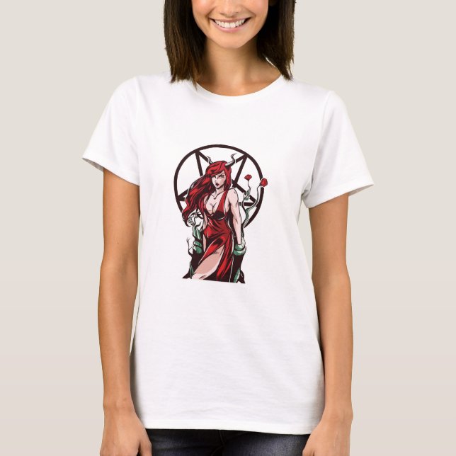 Lilith Pagan Goddess T Shirt (Framsida)