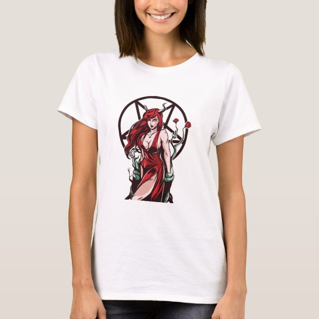 Lilith Pagan Goddess T Shirt (Framsida)