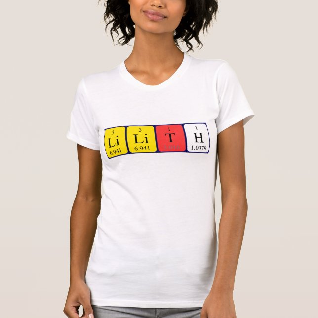 Lilith Perioth bord namn shirt T (Framsida)