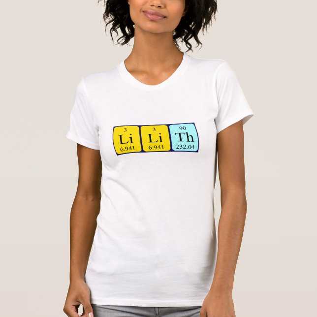 Lilith Perioth bord namn shirt T (Framsida)
