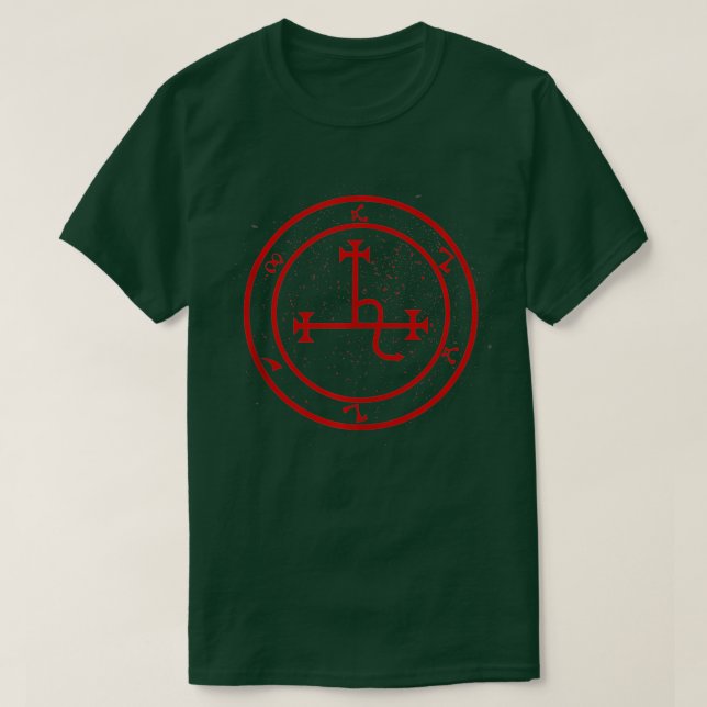 Lilith Sigil Enochian Succubi Writing Magick Occul T Shirt (Design framsida)
