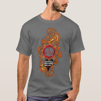 Lilith Sigil och Fire Mandala T Shirt