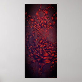Liliths Matrix Red Poster