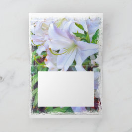 Lilium"Casa Blanca" [gratulationskort] Kort