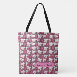 Lilium Orientale Tote Tygkasse