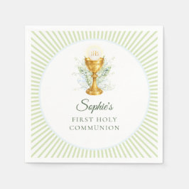 Lilja av dalen Första nattvarden Pappersservett