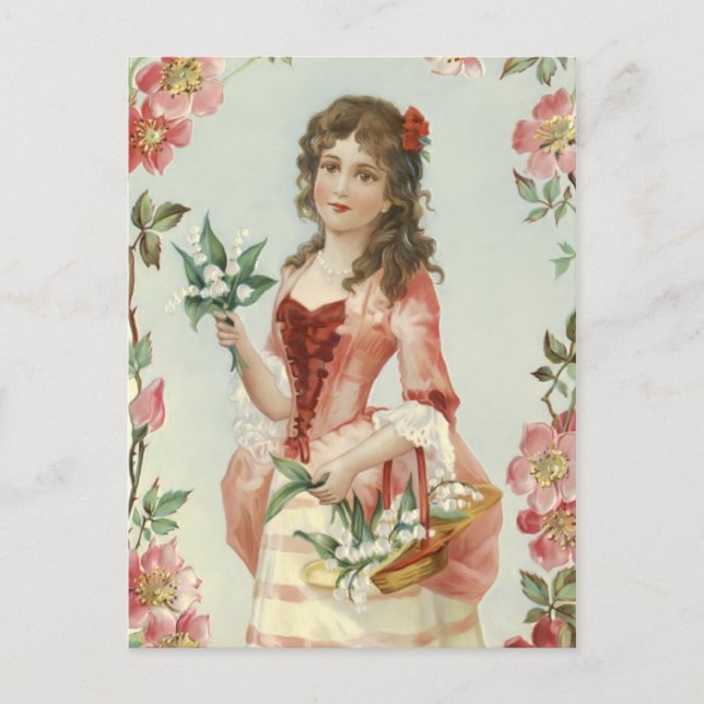 Lilja av den Vally jungfrun Vykort (Framsida)