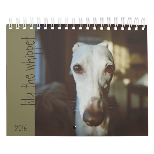 Lilja den Whippet kalendern 2016 Kalender (Omslag)