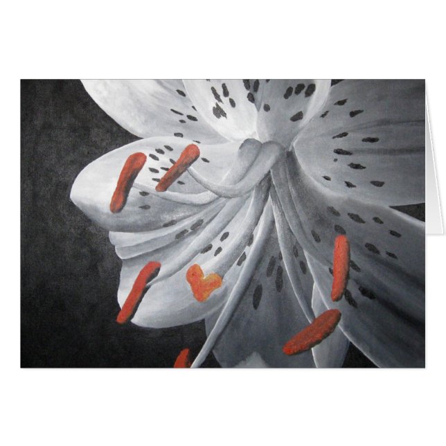 Lilja Hälsningskort (Framsidan Horizontal)