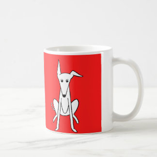 Lilja Whippet den grafiska muggen Kaffemugg