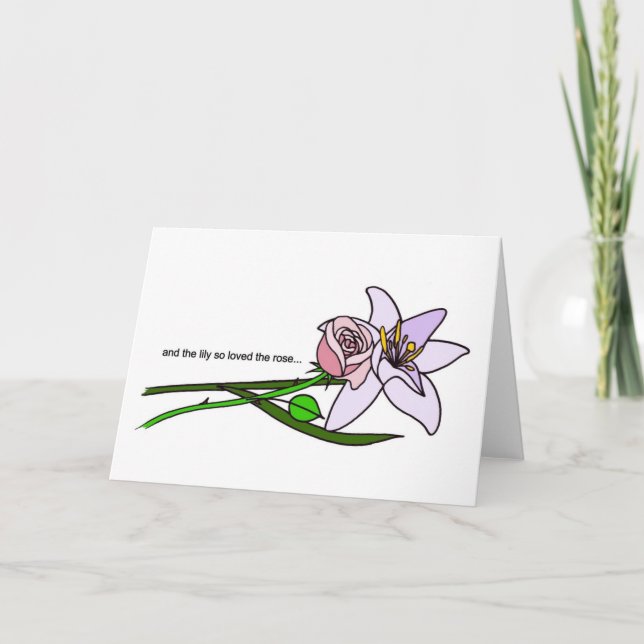 liljan och ron kort (Framsida)