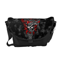 Liljar för drakeskalle w/Shadow Kurir Väska