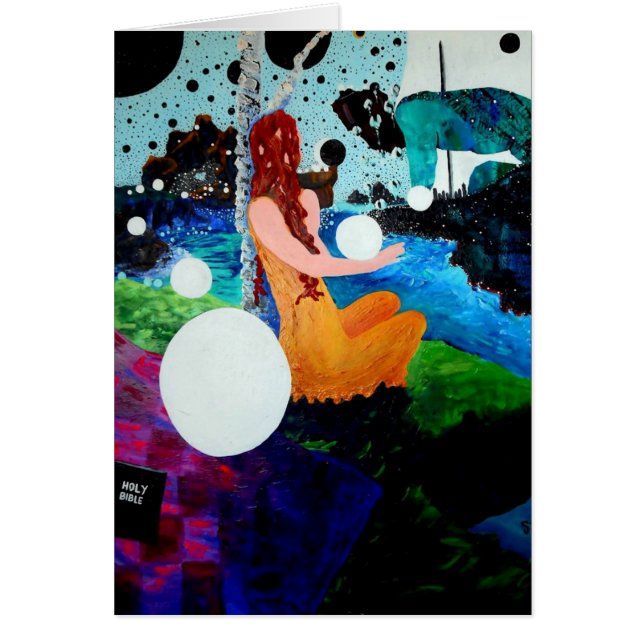 Liljekonvalj Hälsningskort (Framsidan)