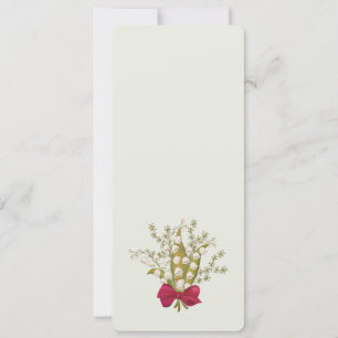 Liljekonvalj vintage blomsterbukett