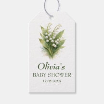 Liljekonvalj Vit Blommig Babyfirande