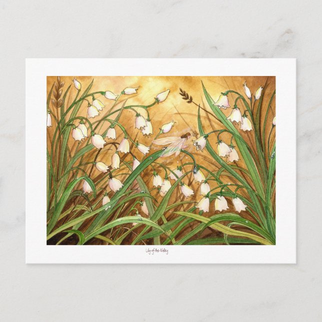 Liljekonvalj Vykort (Framsida)