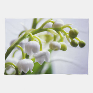 Liljekonvaljblommor Kökshandduk