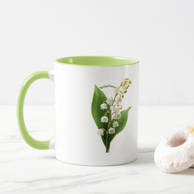 Liljekonvaljblommor Mugg (Med munk)