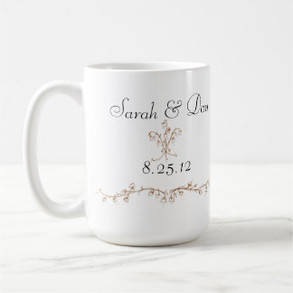 liljekonvaljbröllop kaffemugg