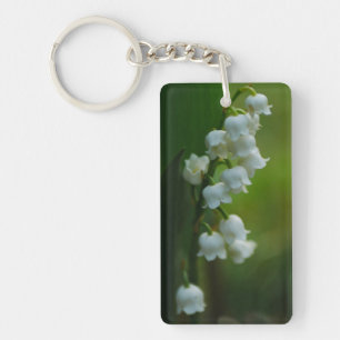 Liljekonvaljen blommar Keychain