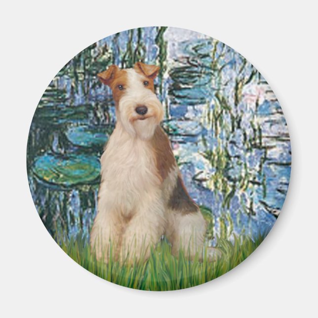 Liljor 1 - Wire Fox Terrier 3 Magnet (Framsidan)