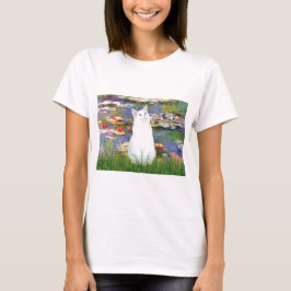 Liljor 2 - Vit katt Tee Shirt